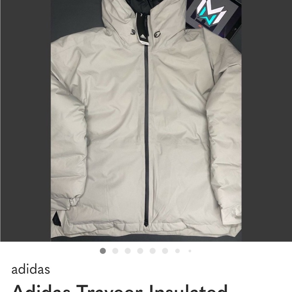adidas Gray Puffer Jacket